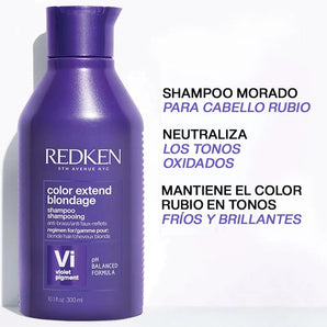 Shampoo para RUBIOS con pigmento VIOLETA Blondage