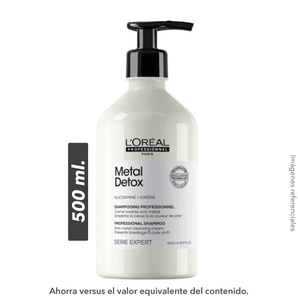 Shampoo Metal DETOX post Color o Decoloración 500ml