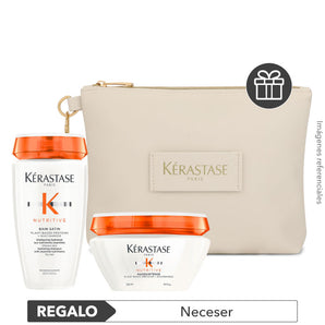Pack HIDRATACIÓN PROFUNDA cab. SECO: Shampoo + Mascarilla cab. fino + REGALO Neceser