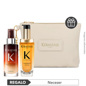 Pack VIRALES: Serum HIDRATACIÓN 8H 90ml + Aceite ANTI FRIZZ Elixir 75ml + REGALO Neceser