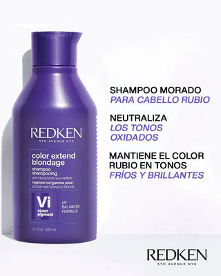 Shampoo para RUBIOS con pigmento VIOLETA Blondage