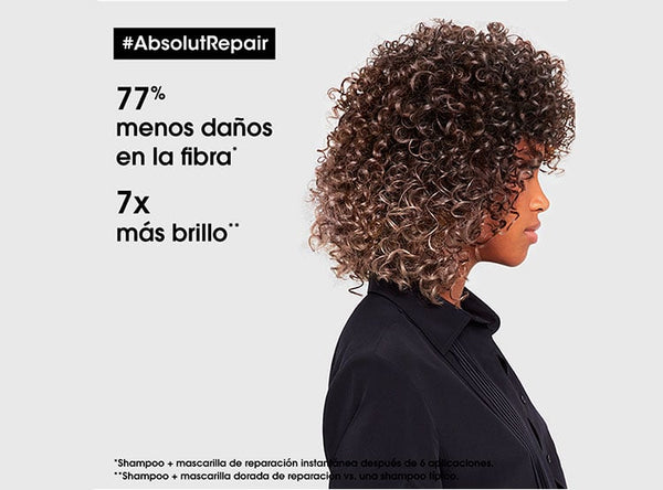 Mascarilla para cab. DAÑADO de regular a grueso Absolut Repair