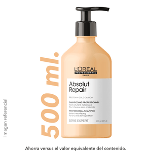 Shampoo REPARADOR para cabello DAÑADO Absolut Repair 500ml