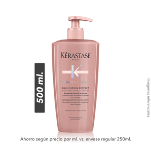 Shampoo cabello de regular a delgado con COLOR / TINTURADO Chroma Absolu Sin Sulfato 500ml