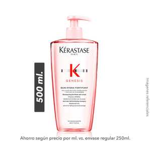 Shampoo ANTICAÍDA Genesis Hydra-Fortifiant para cabello fino y graso 500ml