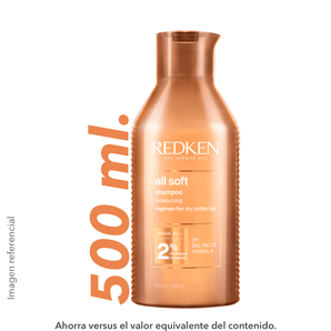 Shampoo HIDRATANTE All Soft 500ml