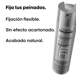 Laca PROFESIONAL de fijación LIGERA - Infinium Pure Strong Hipoalergénica 500ml