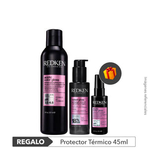 Pack COLOR y BRILLO: Tratamiento + Aceite + REGALO Protector térmico 45ml