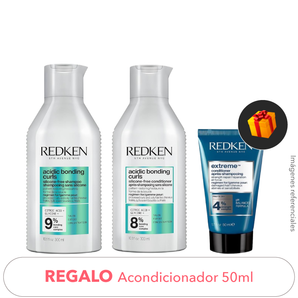 Pack RIZOS / ONDAS FUERTES E HIDRATADAS: Shampoo Sin Sulfatos + Acondicionador + REGALO Acondicionador 50ml