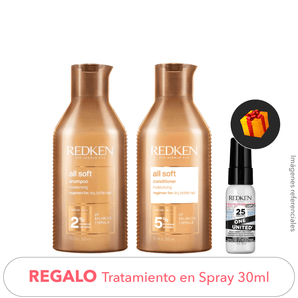 Pack HIDRATACIÓN: Shampoo + Acondicionador + REGALO Tratamiento en Spray 30ml