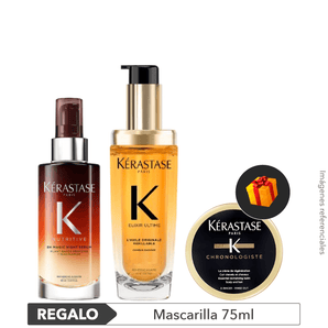 Pack VIRALES: HIDRATACIÓN y BRILLO: Serum 8H + Aceite Elixir + REGALO Mascarilla 75ml