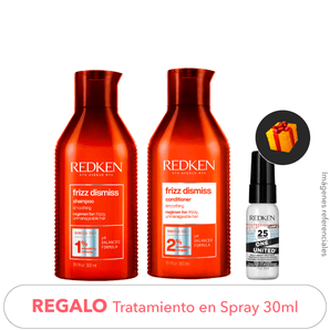 Pack ANTIFRIZZ: Shampoo + Acondicionador + REGALO Tratamiento en Spray 30ml