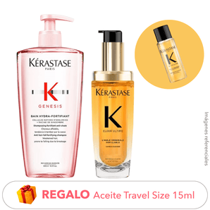 Pack ANTICAÍDA y BRILLO: Shampoo cuero cab. Graso 500ml + Aceite Anti Frizz + REGALO Aceite TS 15ml