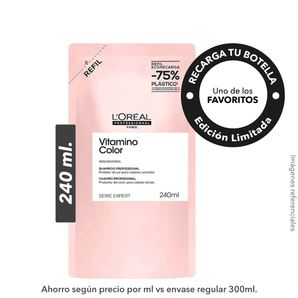 Shampoo (RECARGA) para cabello TINTURADO Vitamino Color