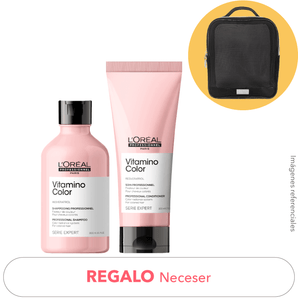 Pack cabello TINTURADO: Shampoo + Acondicionador + REGALO Neceser