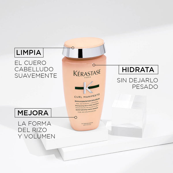 Shampoo para cabello RIZADO / ONDULADO Curl Manifesto