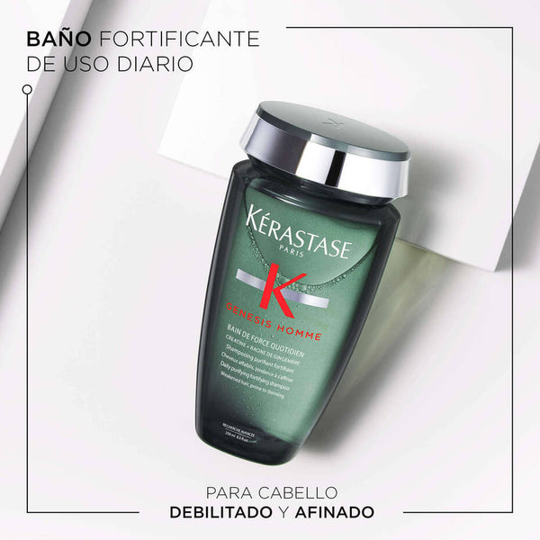 Shampoo para HOMBRES - FORTIFICANTE ANTICAÍDA Force Quotidien Genesis
